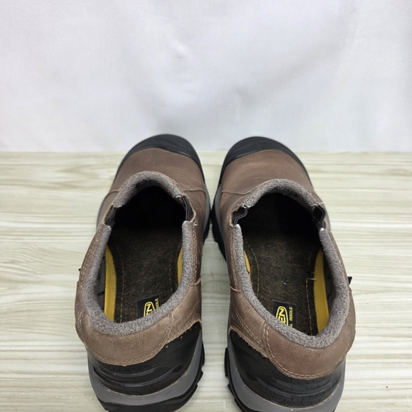 KEEN Brixen Men's Brown Waterproof Slip-On Mules Size 10 - Picture 5 of 6
